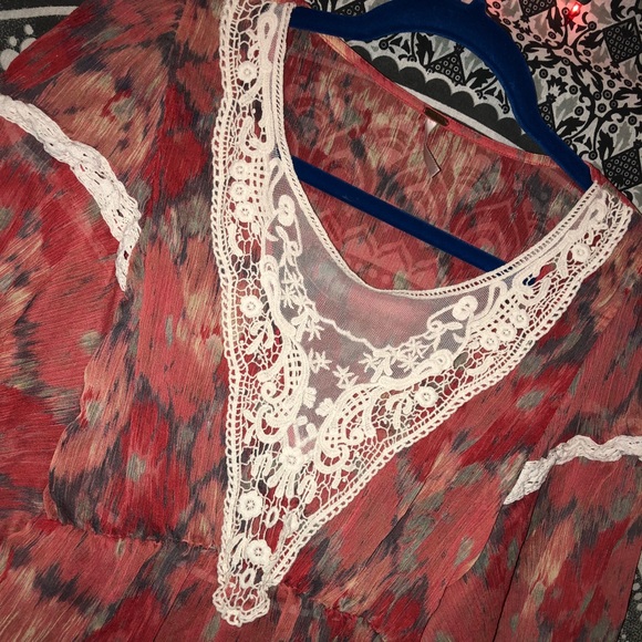 ♥️FREE PEOPLE♥️ Gorgeous Blouse! PERFECT COND.💞🌸 - Picture 3 of 5